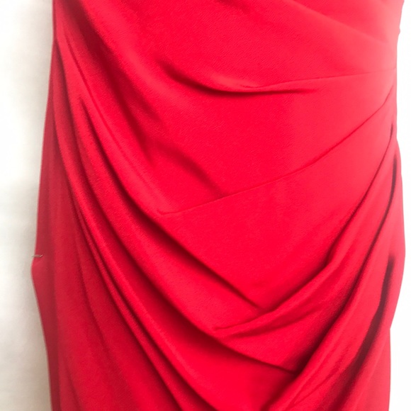 ❤️Anne Klein Red Strapless Cocktail Dress - Small - Picture 3 of 8